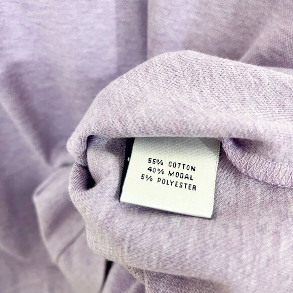 Peter Millar Purple Quarter Zip Pullover Sweater Cotton - Men's Size XL - Picture 4 of 6